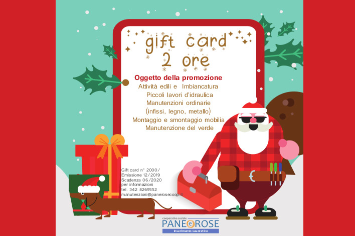Gift card "Servizio Logistica e Manutezione"